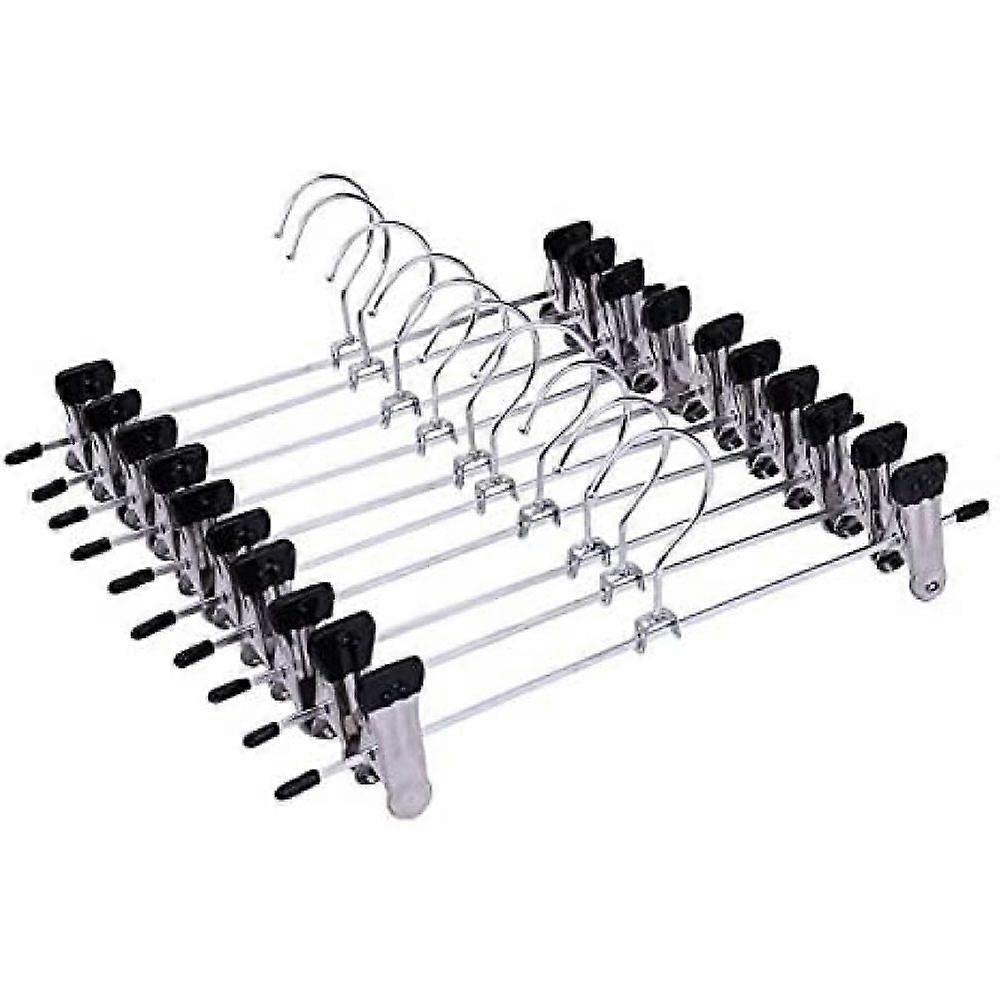 10-Piece Pants Stretcher with 360-Degree Rotating Hook