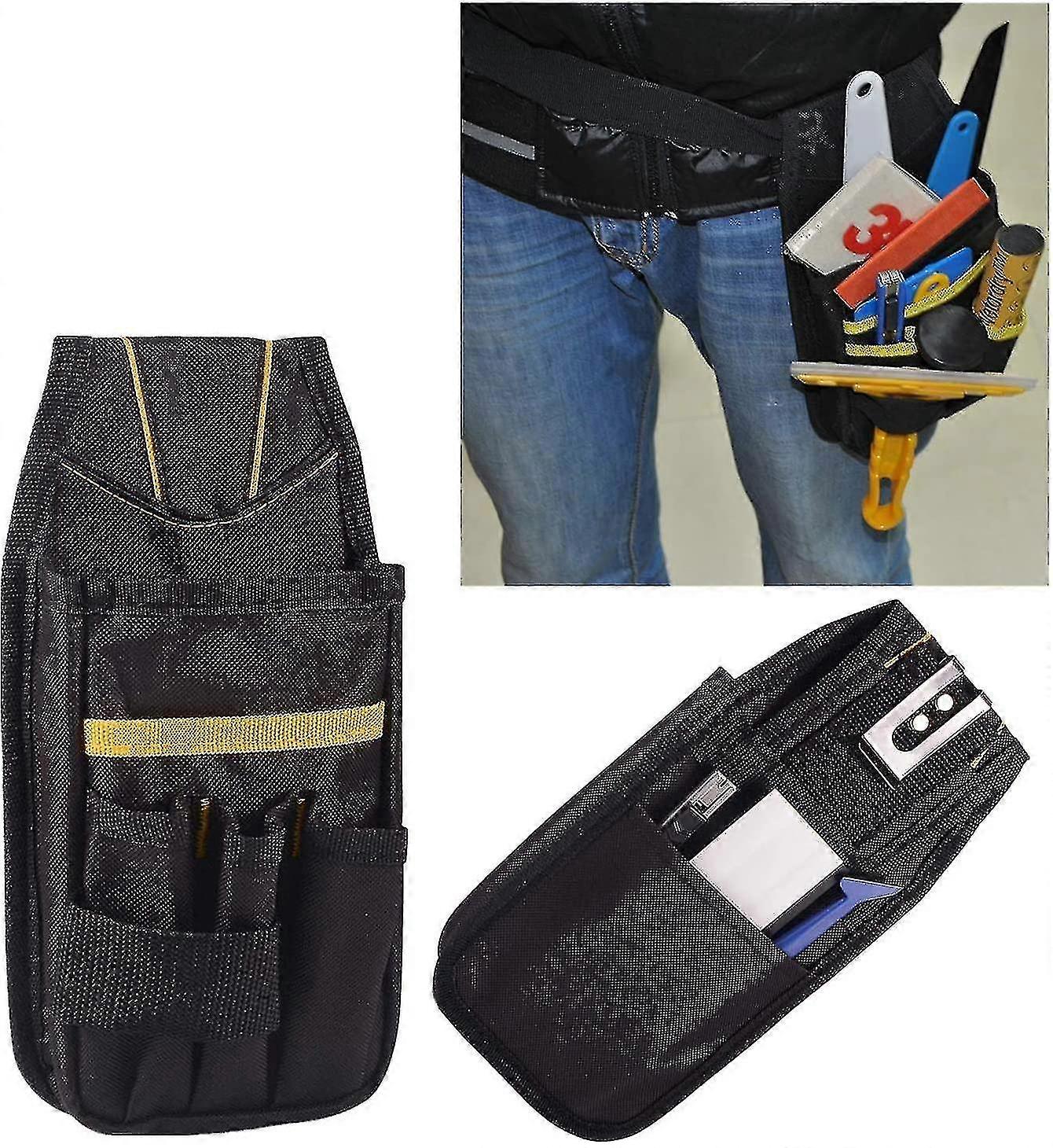 Tool Belt, Tool Pouch, Small Tool Bag With Adjustable Nylon Belt, Raincoats For Technician, Builder, Maintenance Technician, Family