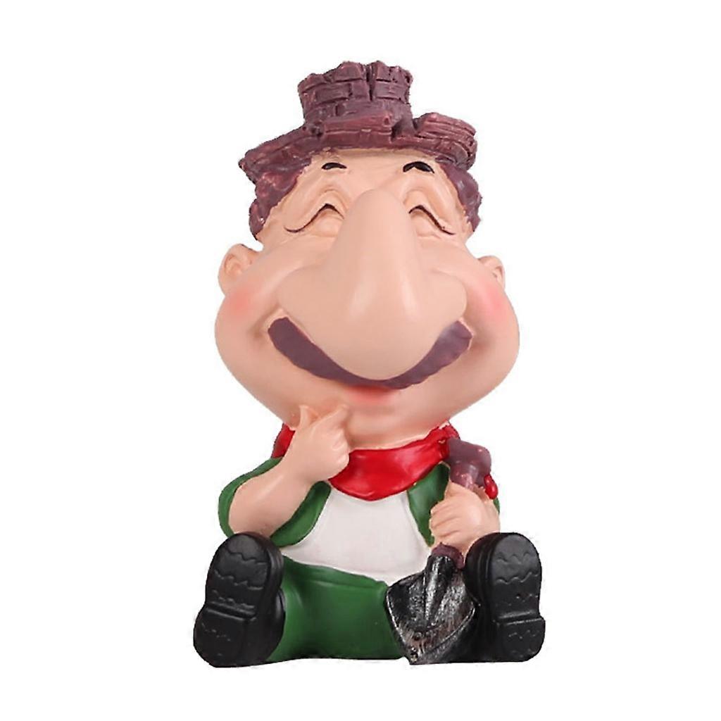 Resina Farmer Glasses Holder Decorative Display Stand Display Bracket