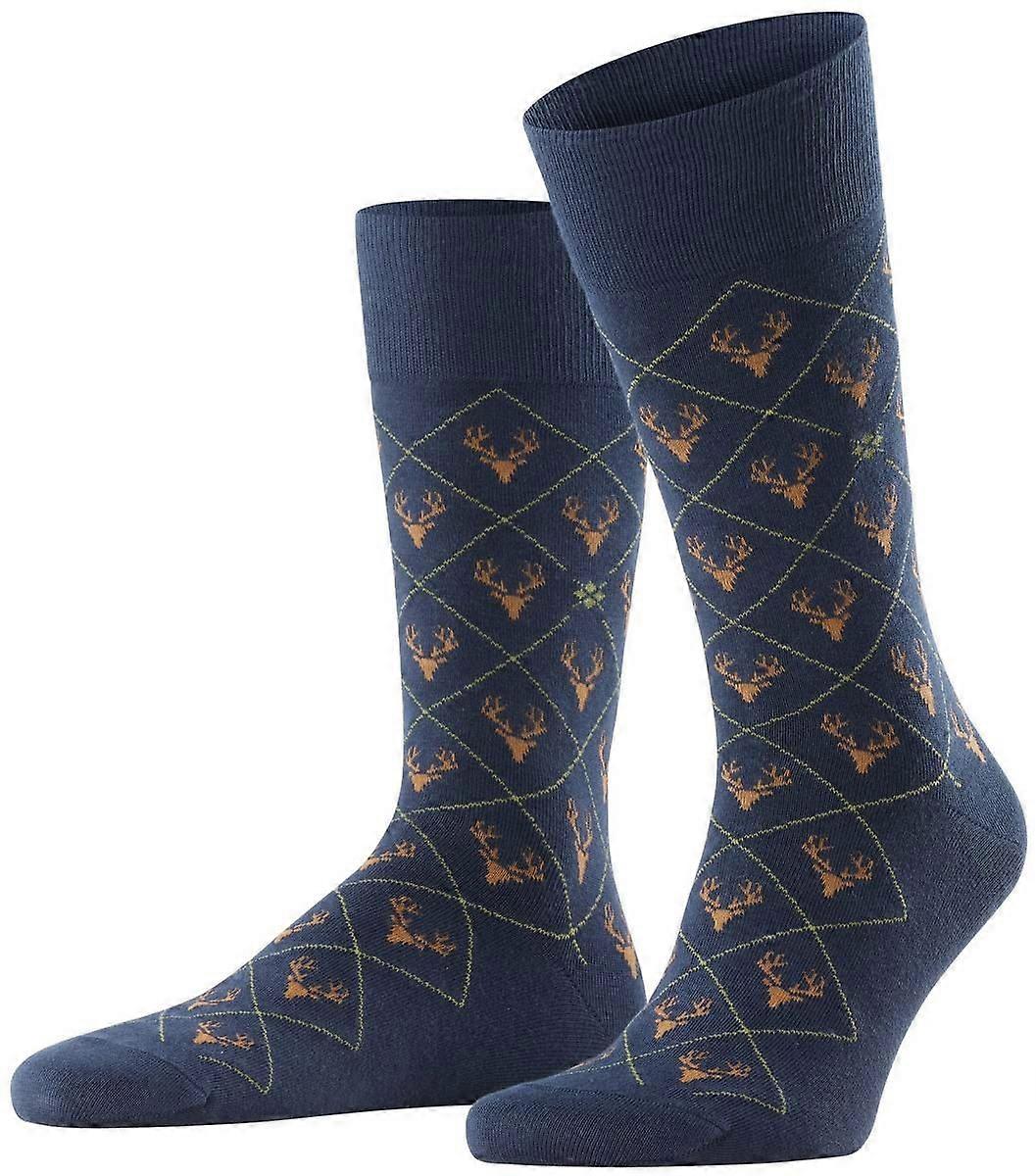 Burlington St Hubert Socks - Marine Blue