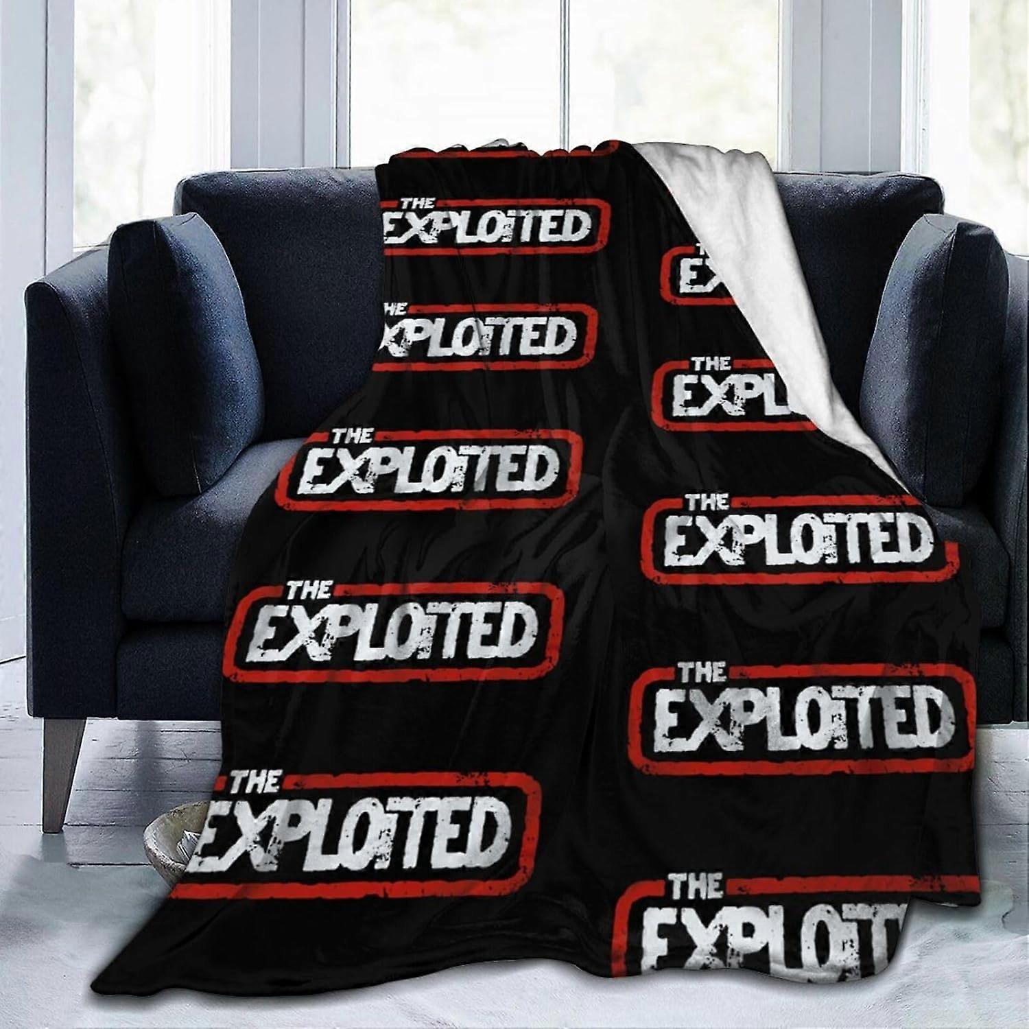 The Expl%Oited Band Blanket Flannel Fleece Blanket Ultra Soft Lightweight Throw Blanket for Warmth Sofa Office Bed Car Camp Couch Cozy Plush Throw Bla