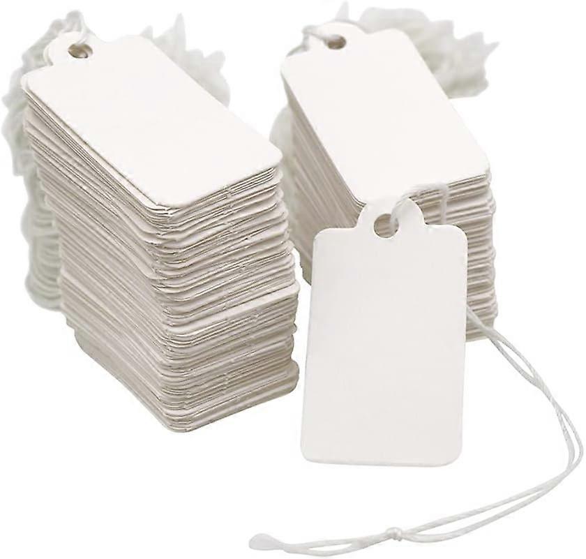 300Pcs Price Tags with String Jewelry Price Tags Blank Price Tags Clothing Price Tags
