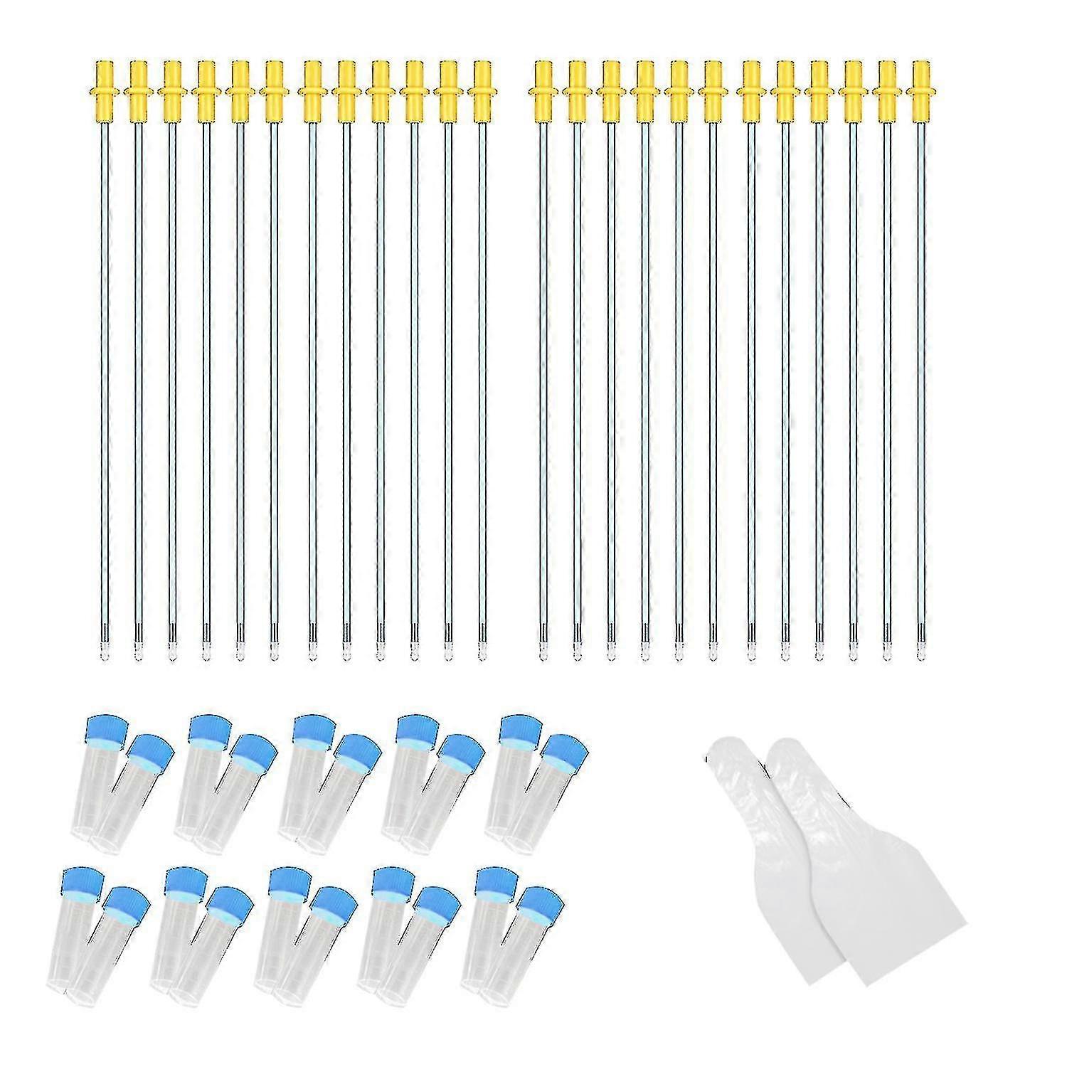 20pcs Dog Artificial Insemination Tool Ai Breed Feed Whelp Catheter Rod Pet Products Tool-dwdz