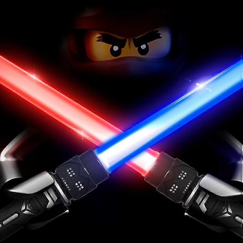 2Pcs LED Retractable Light Sword with Sound for Christmas Children's Gift