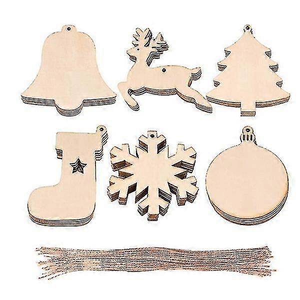 10pcs Lattice Pattern Vintage Snowflake Christmas Tree Decor Gifts A