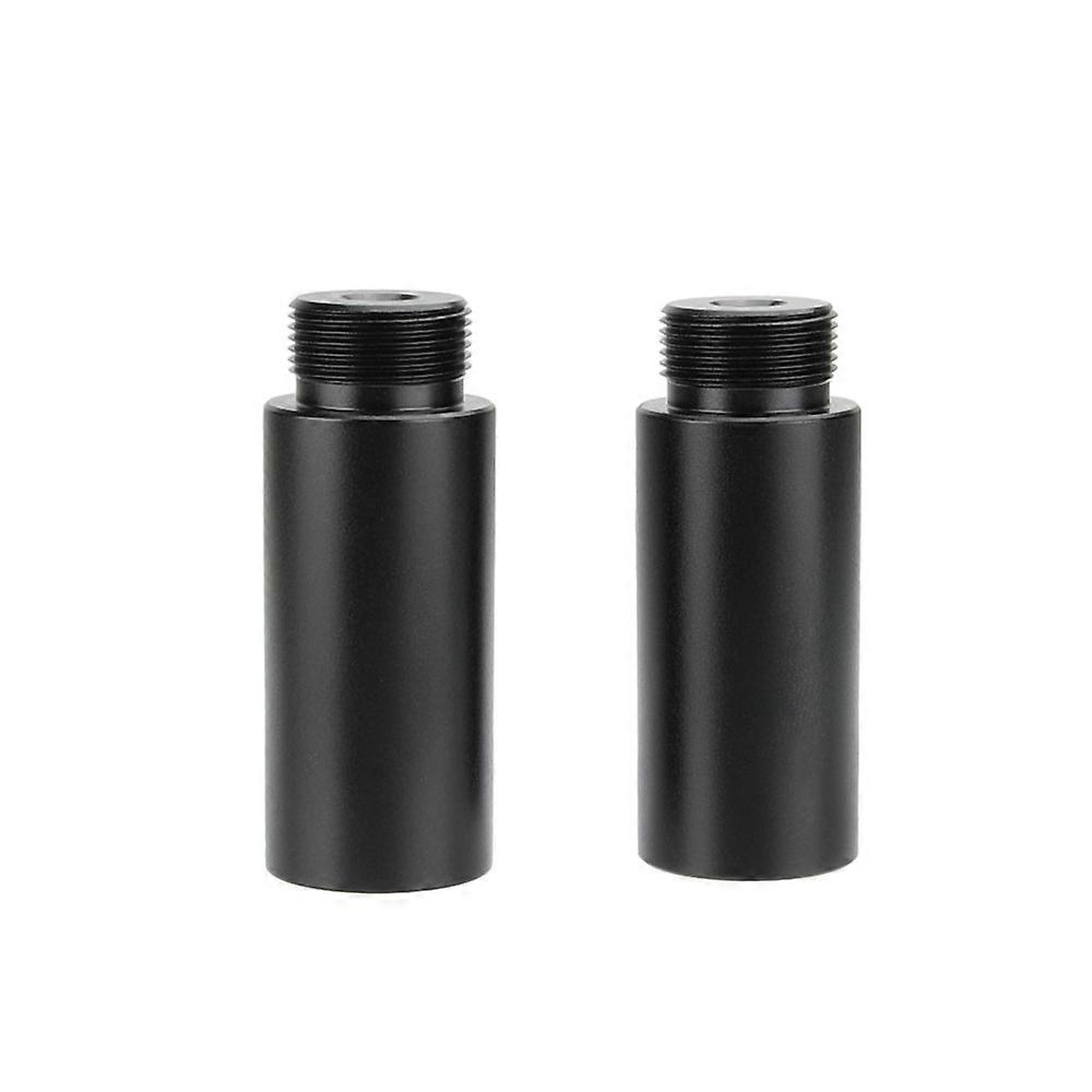 Lanxri 2" Aluminum Micro Rod with 5/8"-27 Female To 5/8"-27 Male Microphone Thread Screw Adapter (2 Pieces)