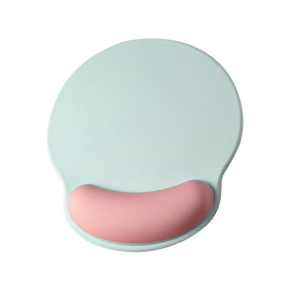 Ergonomic Candy-color Mouse Pad, With Gel Wrist Rest Support, Non-slip For Home Office Working