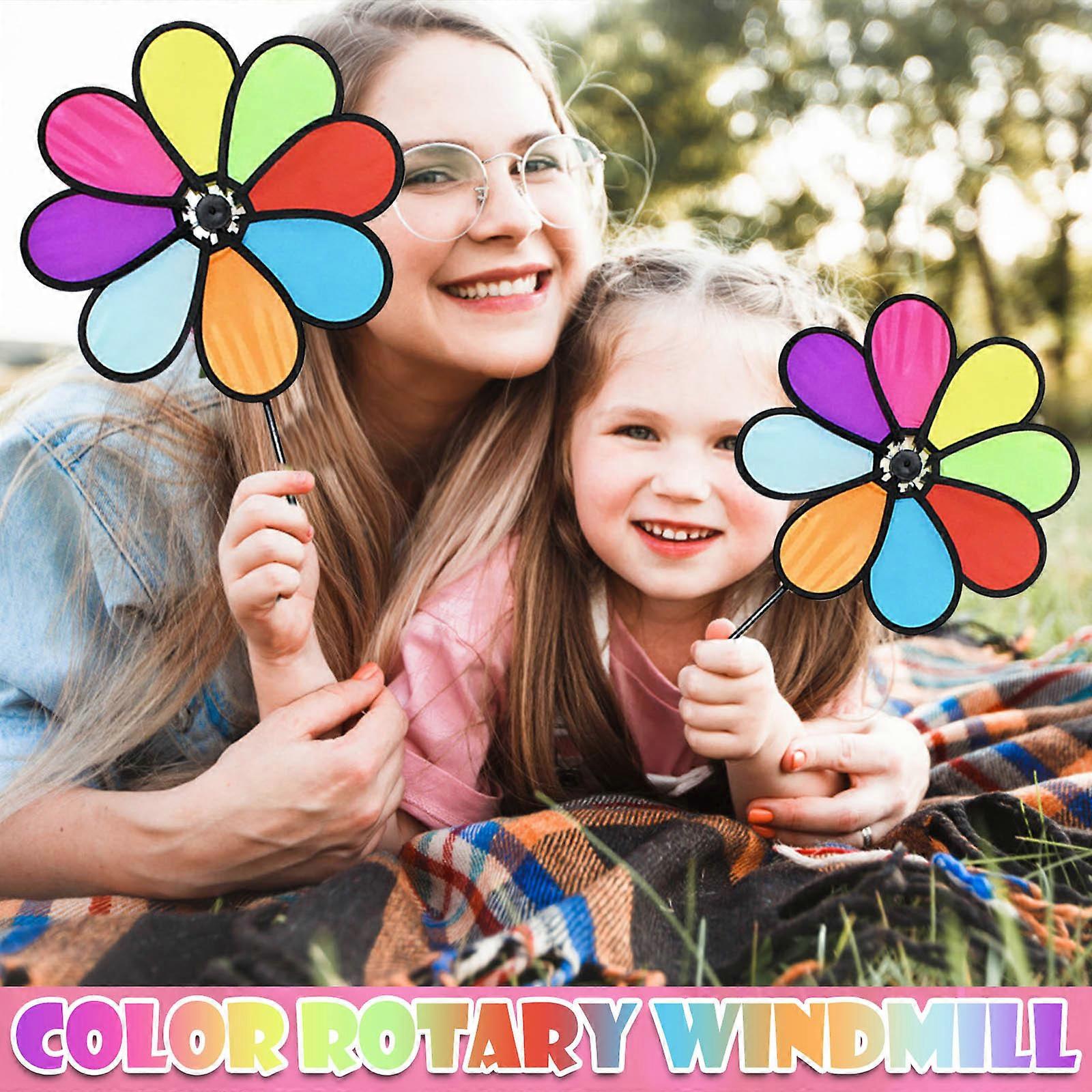 Wind Spinners Colorful Wind Spinners for Lawn Pinwheels Windmill Yard and Garden