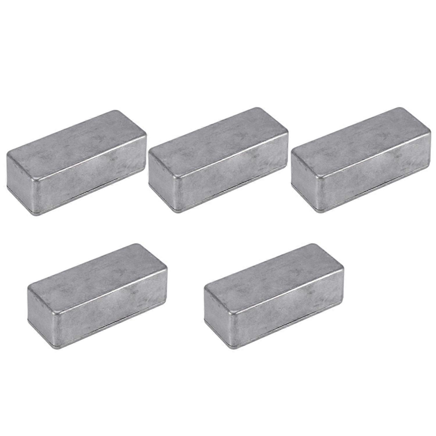 5 stk gitareffekter pedal aluminium boks kabinett for diy gitarpedal kit 1590a