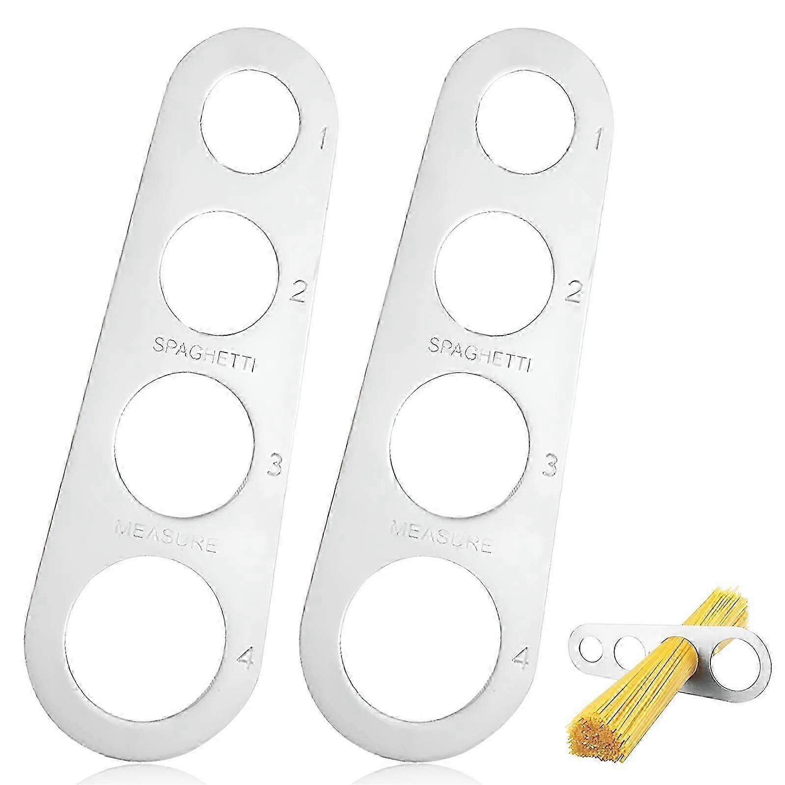 2pcs Noodle Measurement Tool - Silver