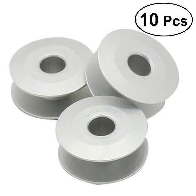 10pcs Sewing Machine Bobbins Empty Spools Thread Wire Core Coil Bobbins