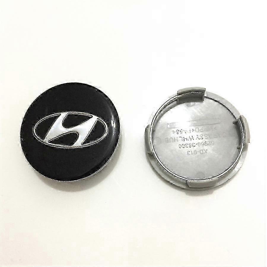 4pcs/set 60mm κεντρικό κάλυμμα πλήμνης ροδών αυτοκινήτου για Hyundai Sonata Ix35 I20 I30 Azera Elantra Kona Accent Santa Veloster Genesis