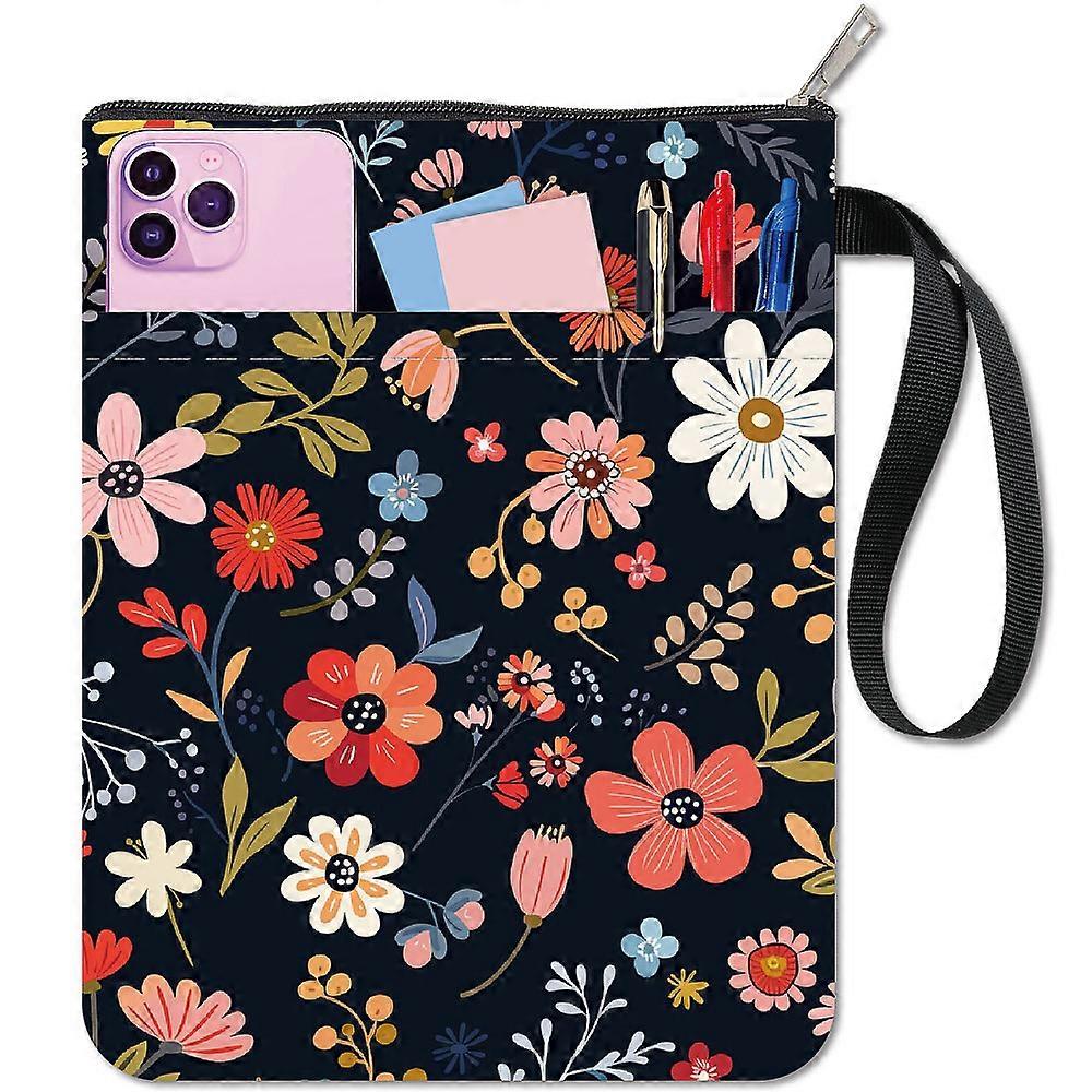 Cloth Book Cover Notebook Wraps Rectangle Flower 280x220mm