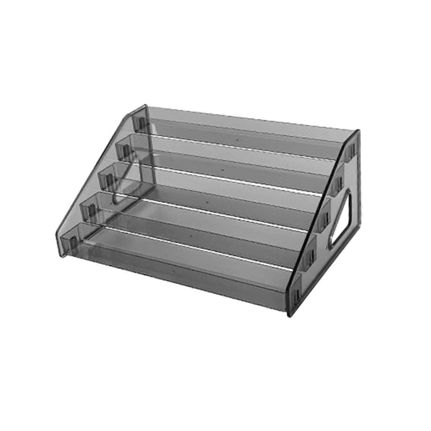 Nail Polish Organizer Display Rack Easy Installation Transparent Multi-layer Nail Polish Holder