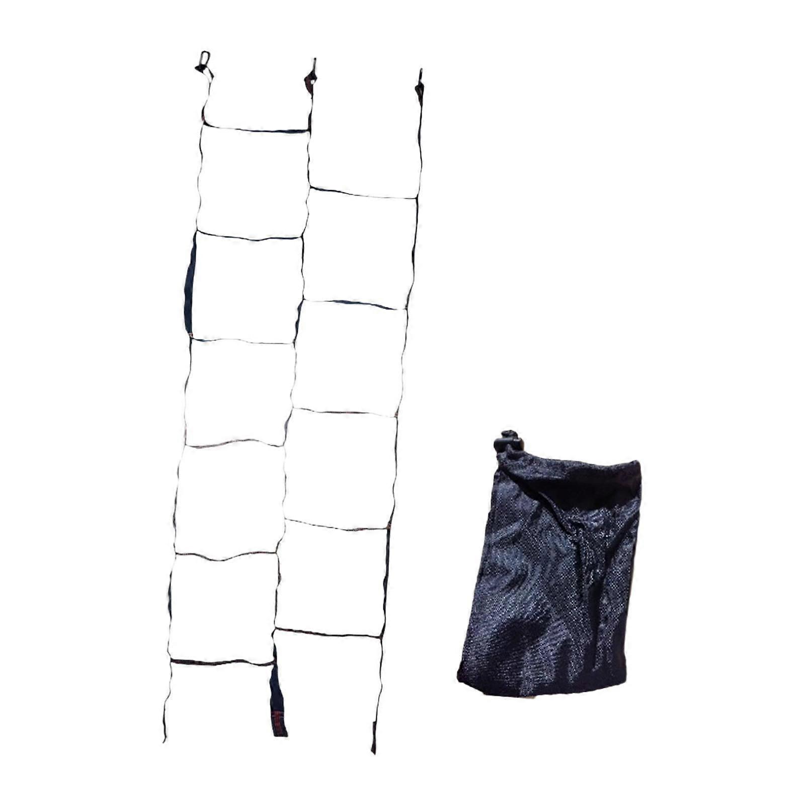 Double Rows Climbing Rope Ladder for Kids Child Exercise Hanging Rope Ladder