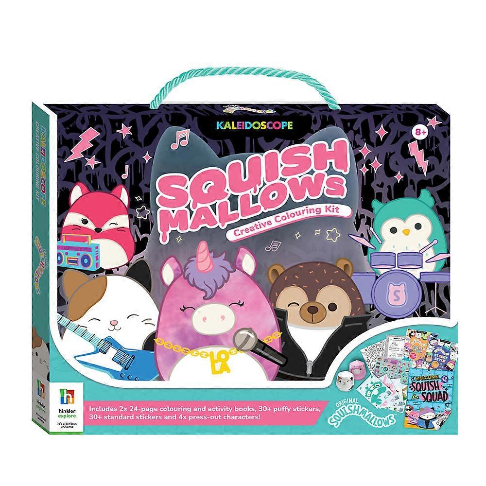 Hinkler Explore Kaleidoscope Squishmallows High Quality Creative Colouring Kit