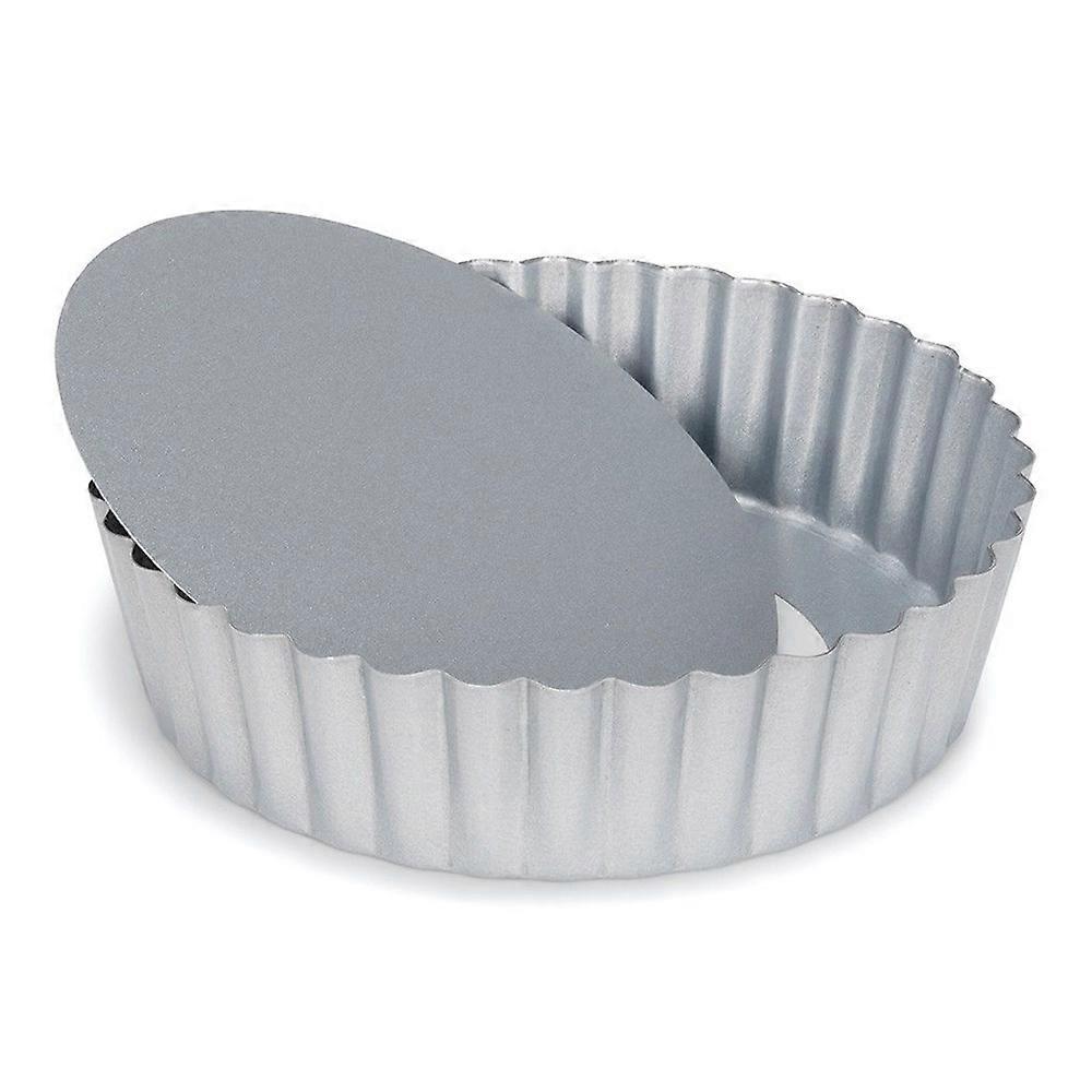 Patisse high quiche mold with removable bottom 25cm Silver-top P03555