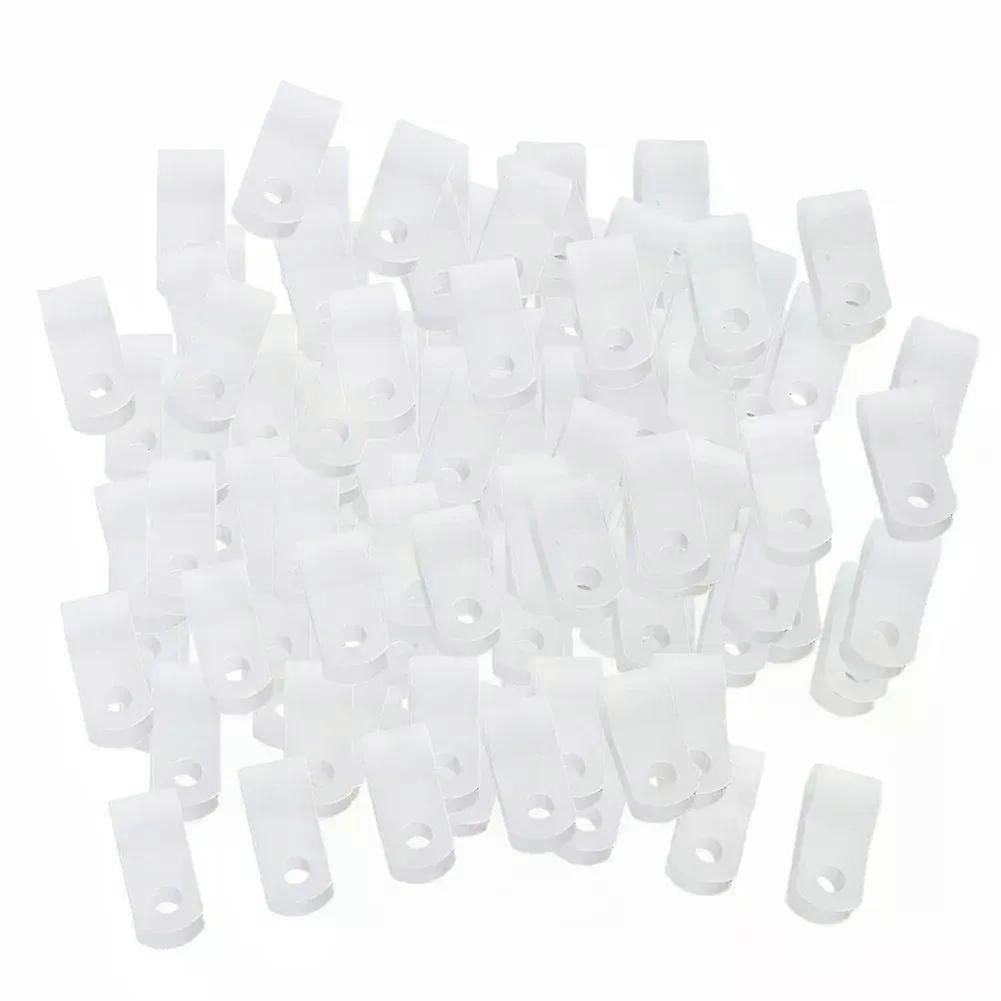 100 件荷兰烤箱盖堆叠存储显示保护夹塑料保险杠 21x95mm 厨房工具小工具配件