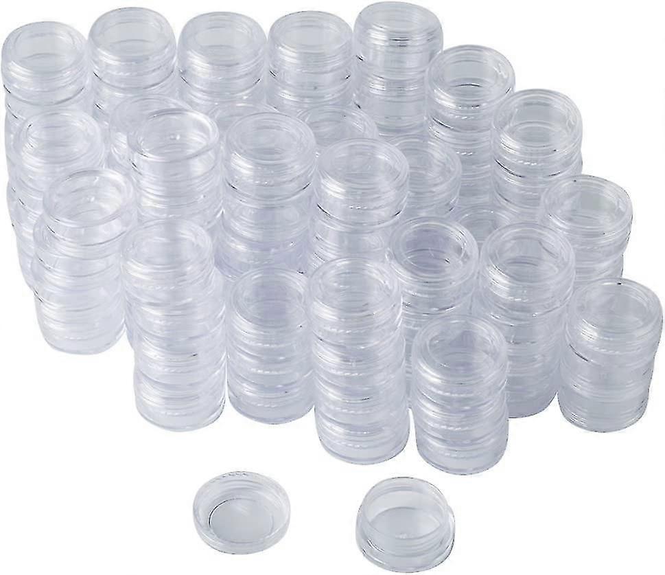 108-piece Cosmetic Container, Empty Can, Transparent Can With Lid, Cosmetic Lip Balm Cream, Rhinestone Pearl Box, Trial Sample Box,0299