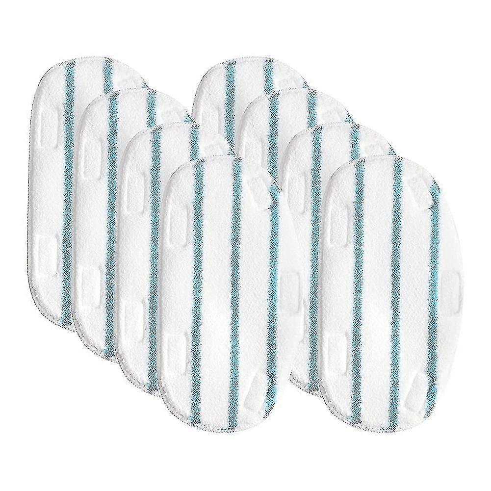 8 Pack Microfibre Replacement Steam Mop Cloth Pads