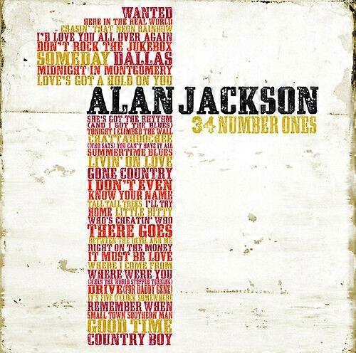 アラン・ジャクソン 34 Numbers Ones CD 2枚組 (2011) NEW