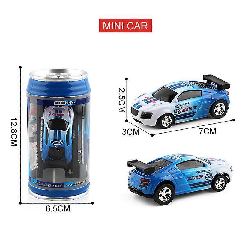 Mini Coke Can Speed Car RC Radio Remote Control Micro Racing Car Toy ...