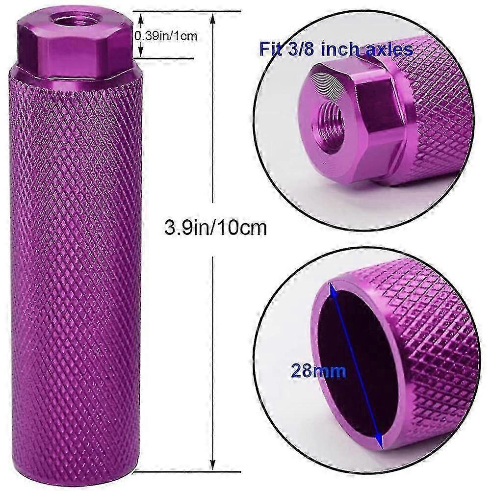 POLSO BMX Pegs Nylon Sleeve And Steel Insert Bike A Produktbild-Vorschau 7