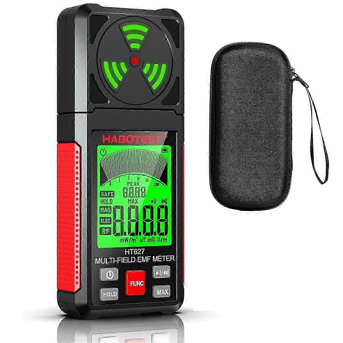 EMF Meter,3 in 1 EMF Detector Electromagnetic Field Radiation Detector for EF,MF,RF,WiFi Signal,EMF Reader for Home