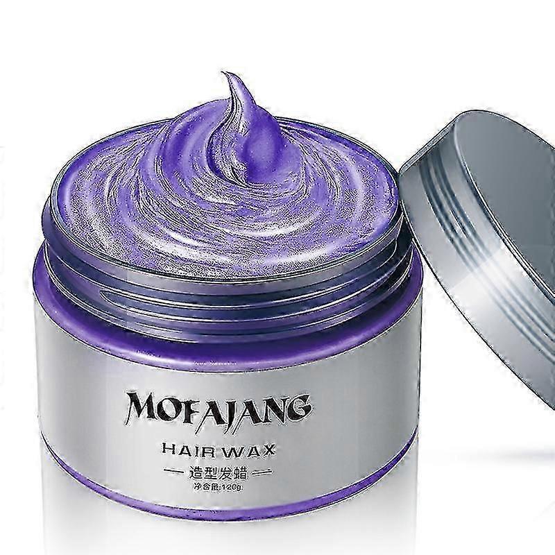 Mofajang 9 farieb Unisex farba vlasov vosk bahno farbivo stylingový krém diy farbenie