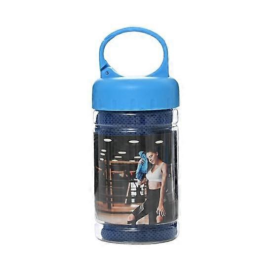 Practical Cooling Towel Quick-dry Wear Resistant Polyester Camping Fitness Sports Cooling Towel Daily Use for Dorm