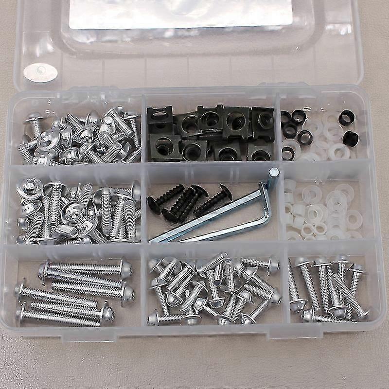 Uudet modifioidut pyöreäkantaiset kuusikulmaiset alumiiniruuvit, mutterit, mutterit, pultit, ruuvit, tiivisteet, M5M6-moottoripyöräsarjat