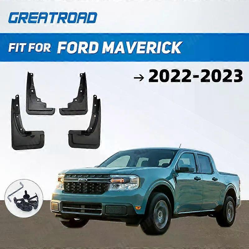 unique Car Mud Flaps For  Ford MAVERICK 2022-2023 Mudflaps Splash Guards Mud Flap Mudguards
