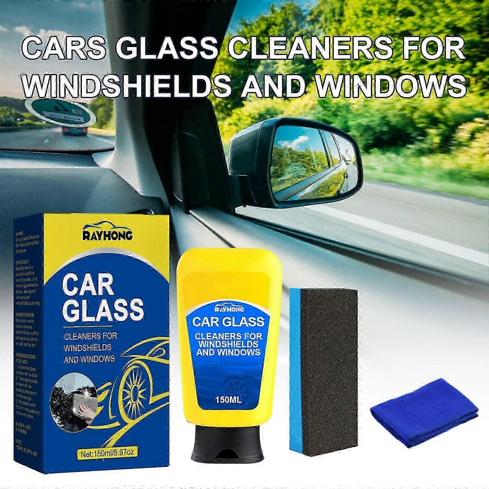 Windscreen Car Cleaner, Windscreen Rearview Mirror Cleaning Oil And Fog Remove Cleaner
