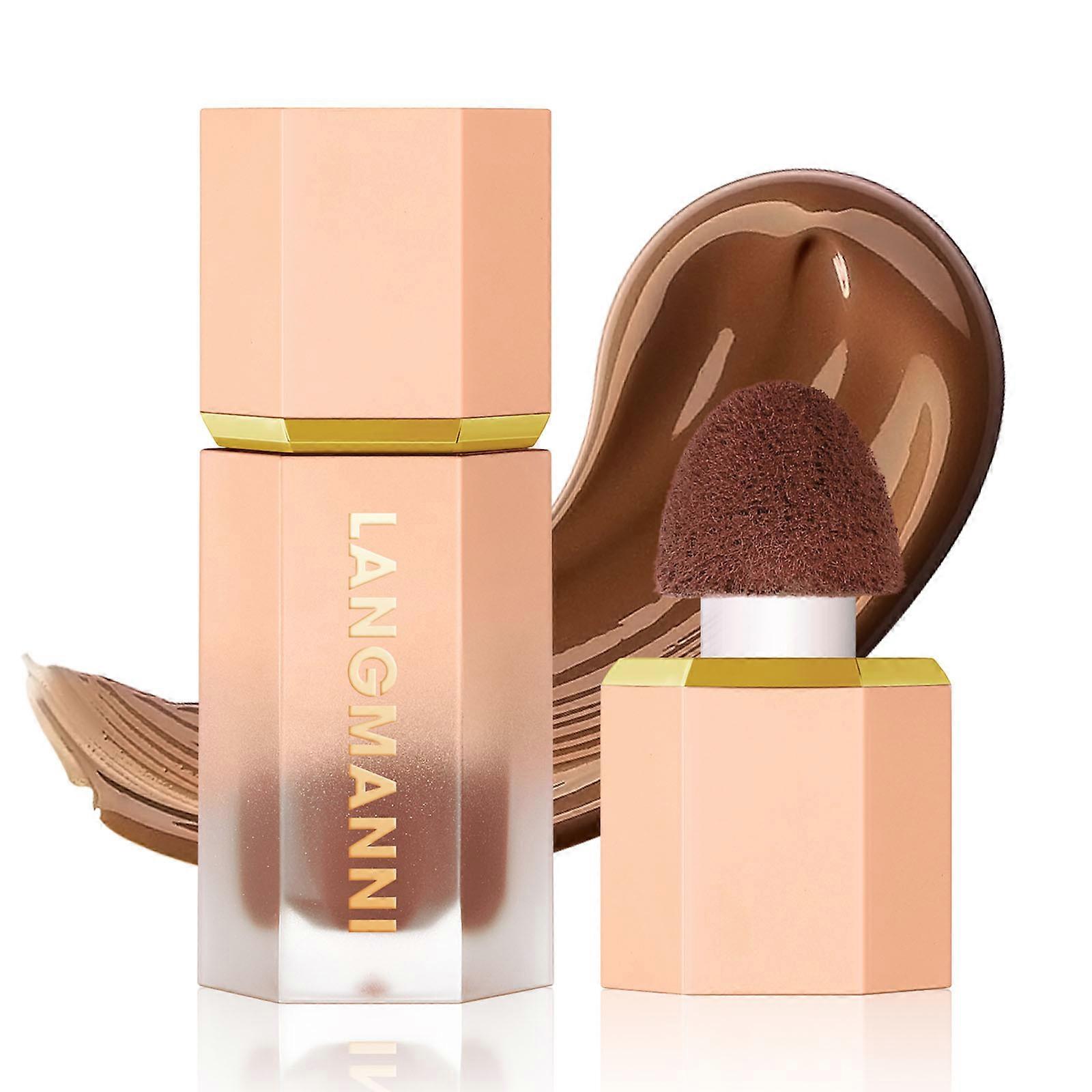 Liquid Contour Beauty Wand,Bronzer Stick with Cushion Applicator Soft Cream Contour Smoothly Moisturizing Contour Stick 103