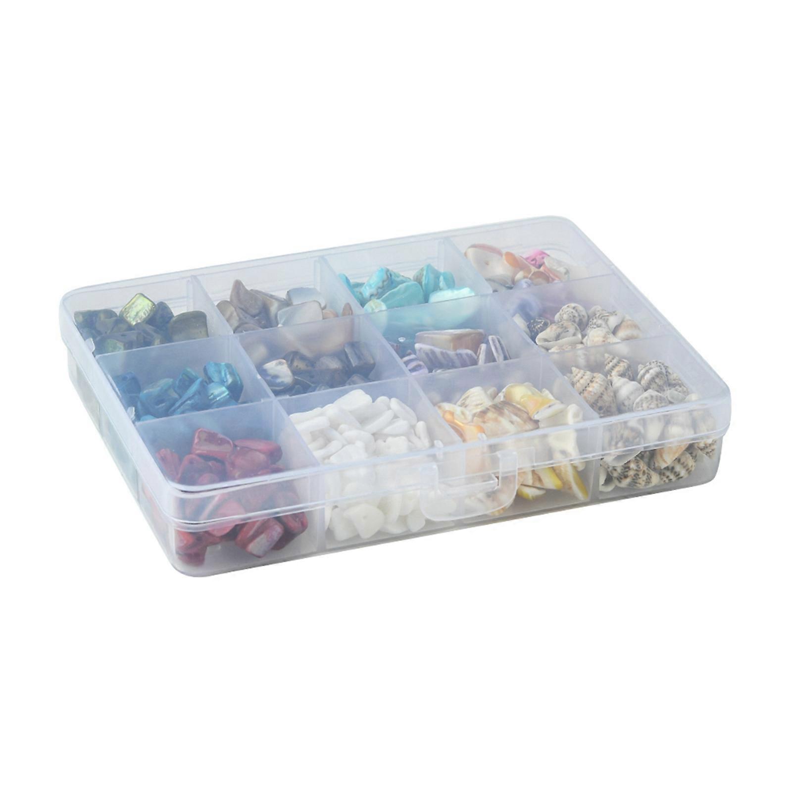 Craft Beads 198G 11 Styles Natural Mixed Shell Beads Sets Mixed Dyed and Undyed