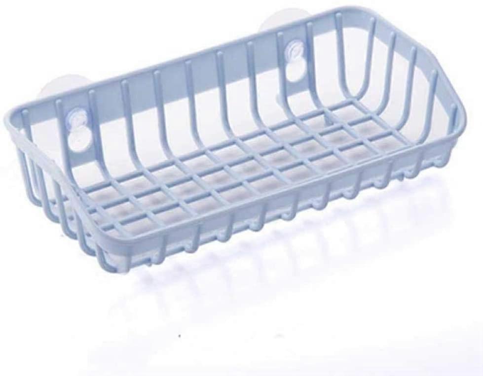 Sink Shelf For Kitchen Essentials, Multi-Functional Drain Rack With Secure Suction Cups, Hanging Storage Solution, Quick Drain Sponge Holder, 1PC