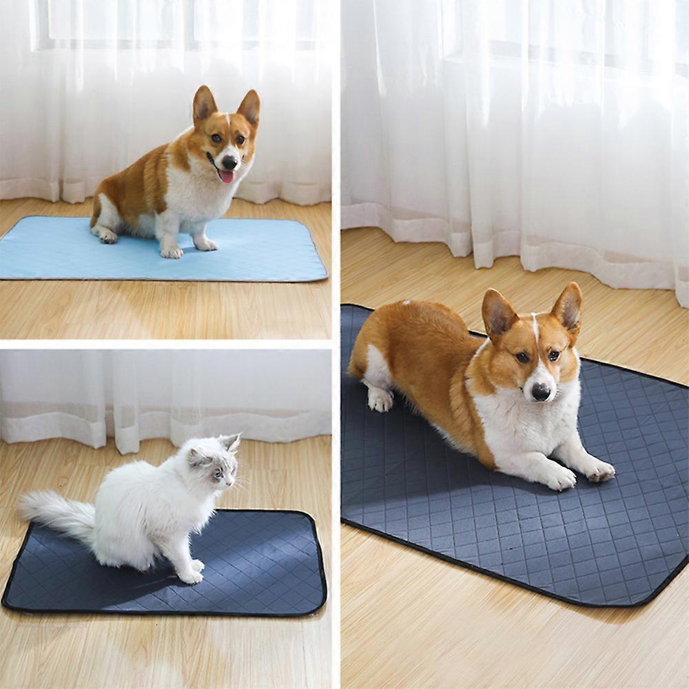 両面縫製プロセス吸収性犬用ボウルマット、高度な漏れのないデザイン、無毒素材の柔軟な素材の犬用ボウルマット、防水犬