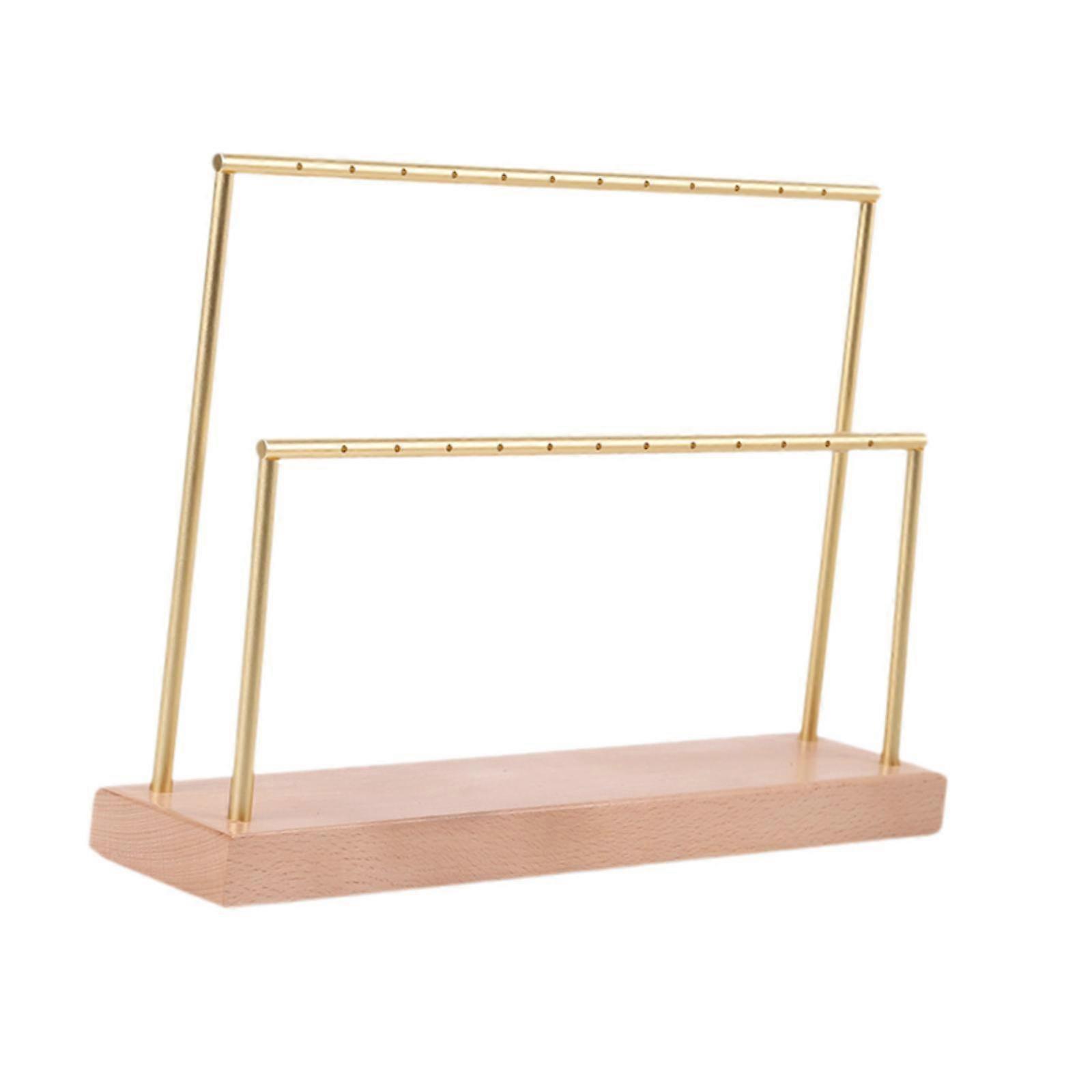 Earrings Organizer Stand Metal Stable Base Desktop Stud Earring Display