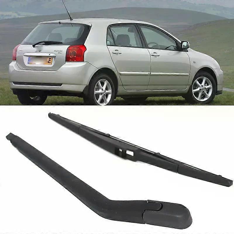 2pcs/1set 14" Rear Wiper Blade and arm For Toyota Corolla hatchback E12 2002-2007 High quality Windshield Windscreen wiper