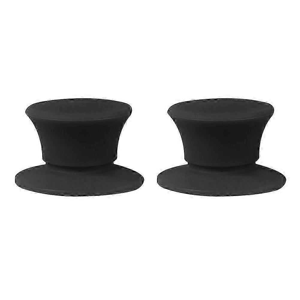 1Pair 1/4 Inch Reel to Reel Tape Opener Rubber Hub Adapters Loading Device for Studer ReVox Black