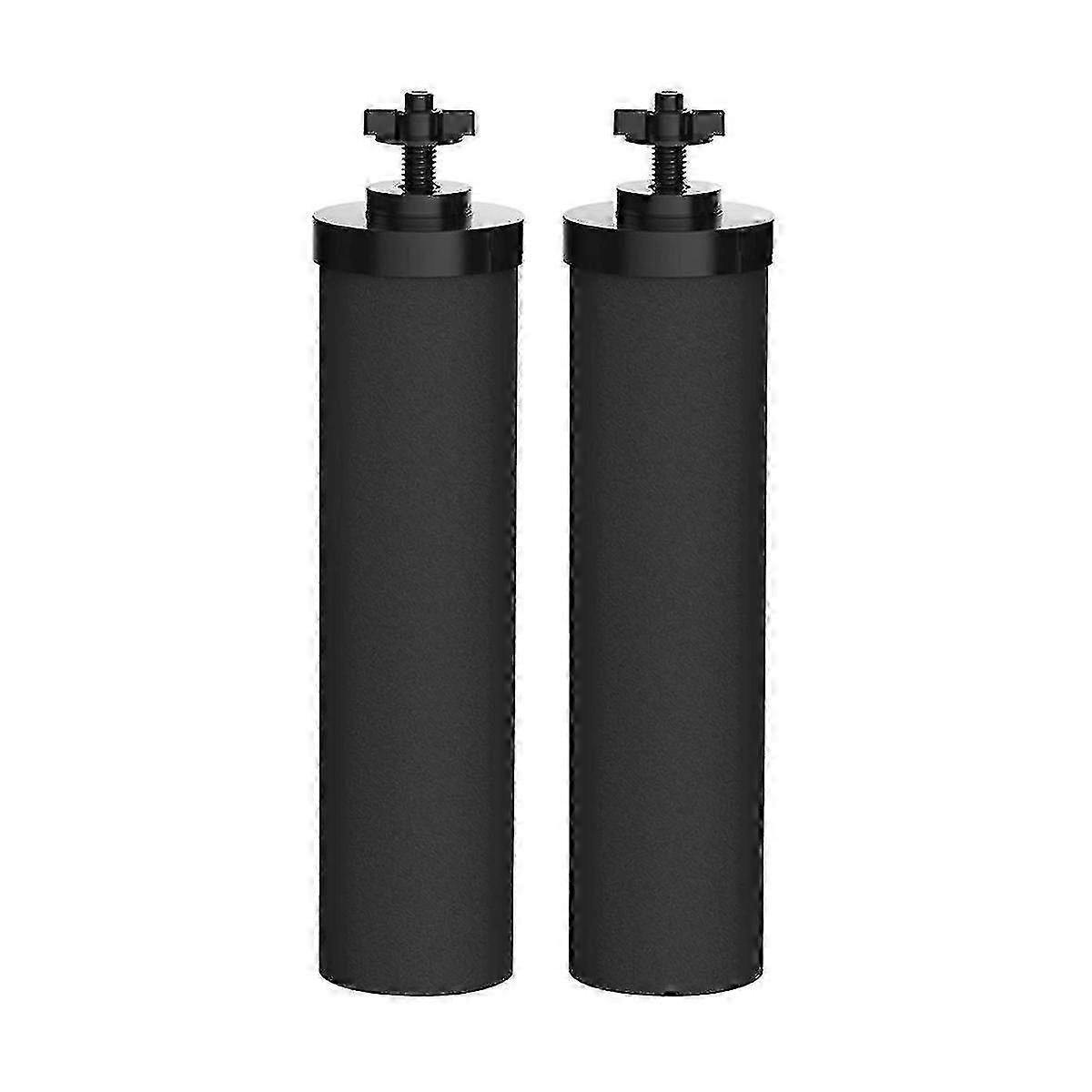 2pcs Wasserfilter Ersatz für schwarze Aktivkohle Bb9-2 Filter für Schwerkraft-gespeiste Wasserfilter Walkbee A-F