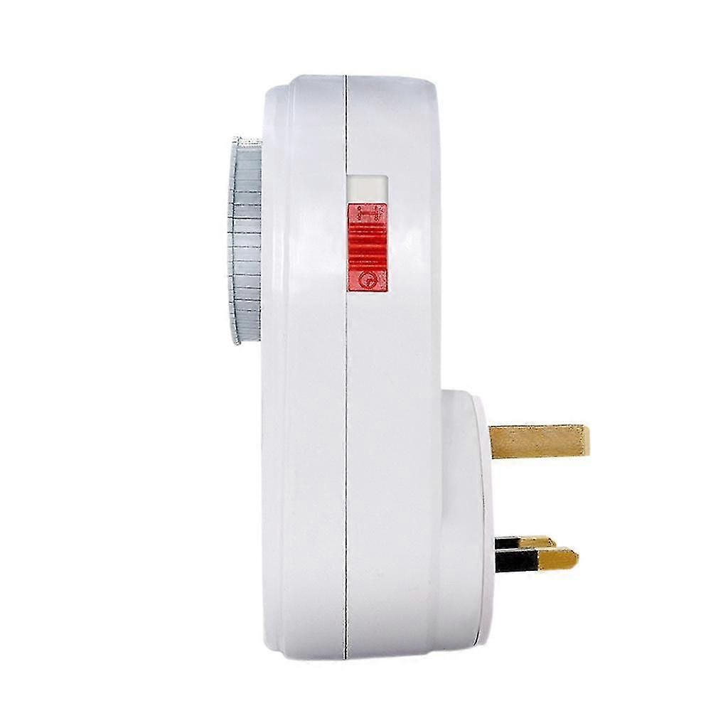 24-Hour Mechanical Outlet Timer for Home Appliances with Interval Clock Function Wall Plate Available in UK