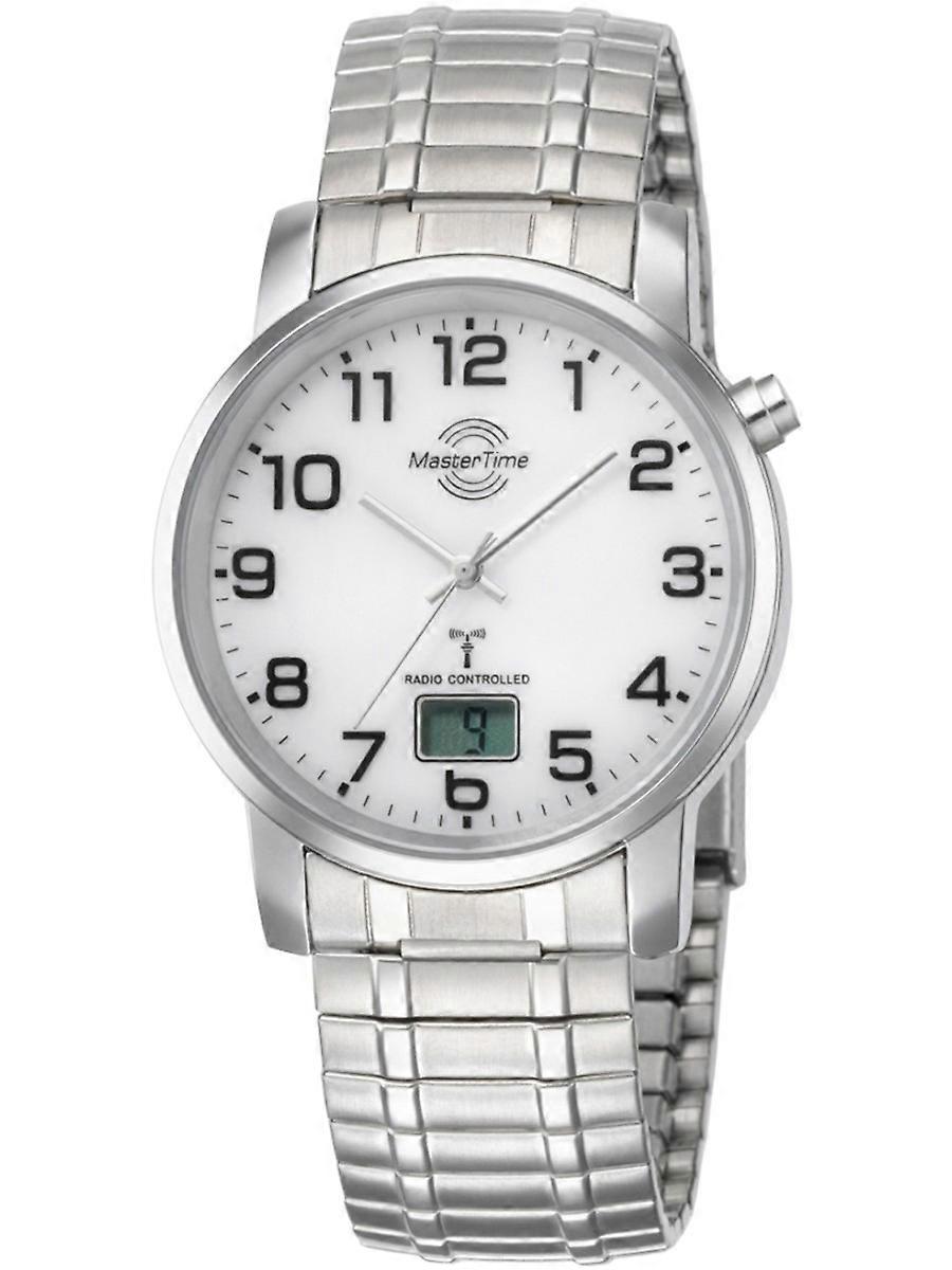 Master Time Silver Rostfritt Stål Funk Basic Series MTGA-10306-12M Herrklocka