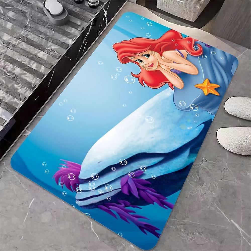 Red Non-Slip Quick Drying Super Absorbent Bath for Mat Bathroom Floor Mats 40cm x 60cm
