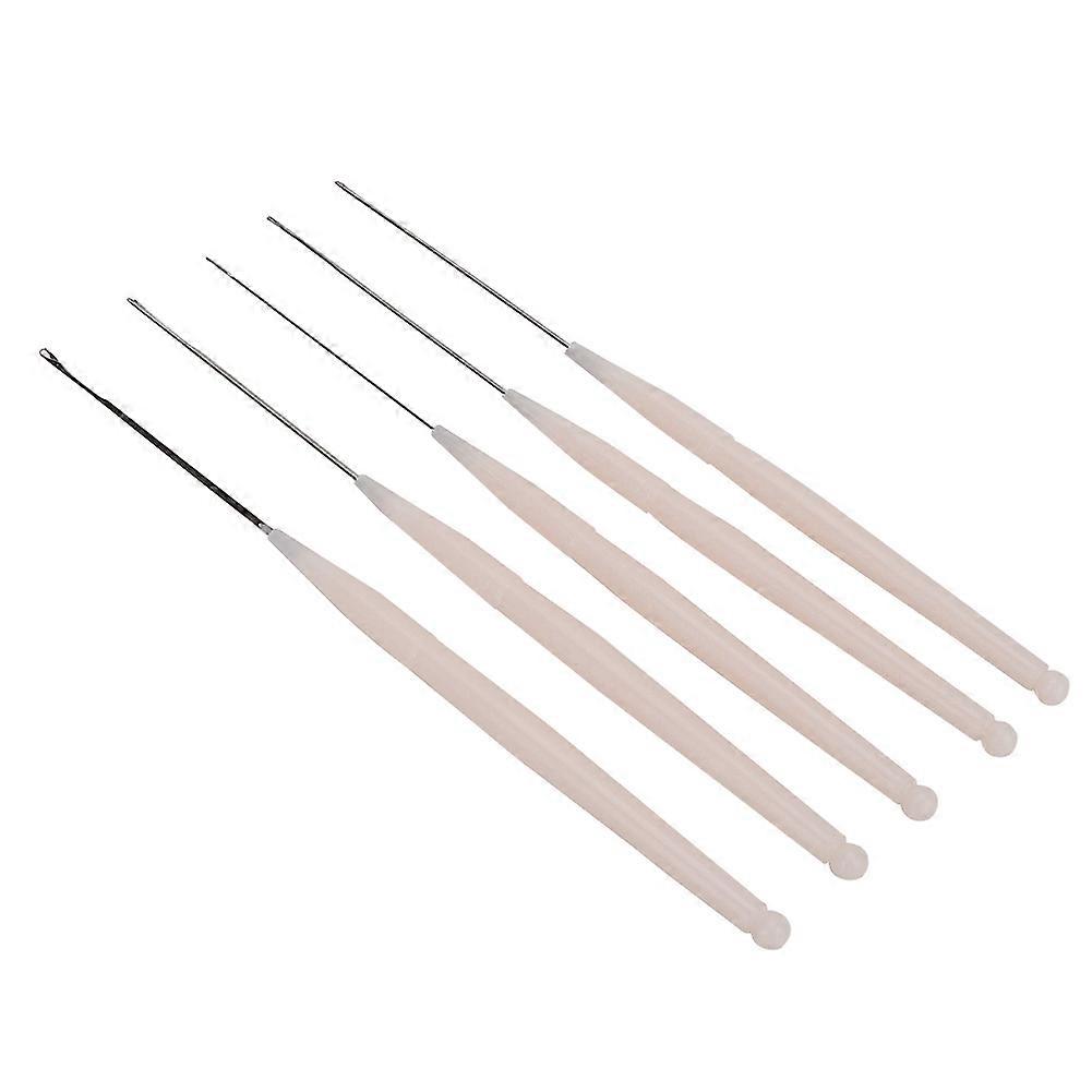 Set of 5 accessories for jewelry, beads, threading, needles, hooks