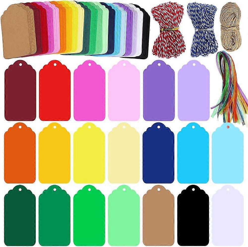1 pack label plate - wavy head - 20 mixed colors