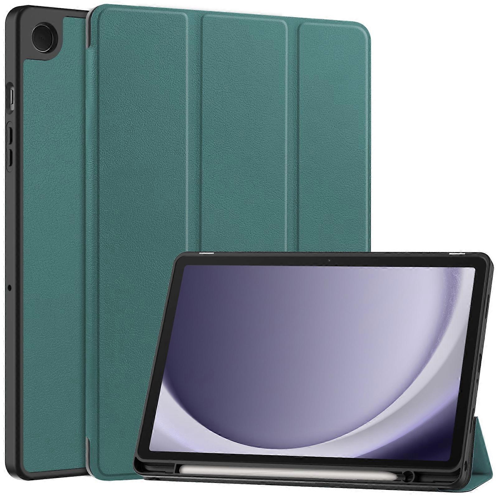 Custer 3-folding Holder TPU Smart Leather Tablet Case