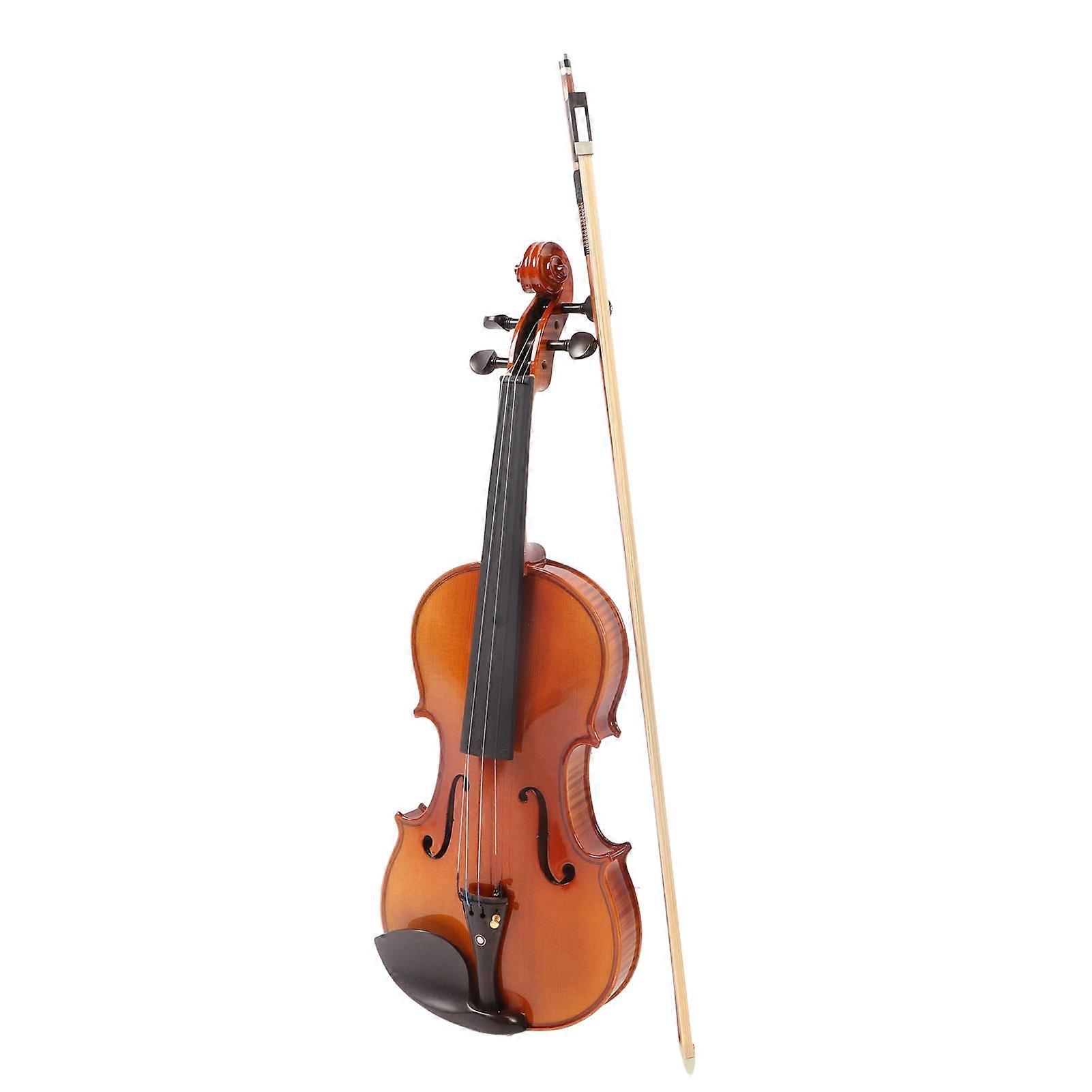 4/4 Violin Spruce Top Maple Back Ebony Fingerboard Bridge Set