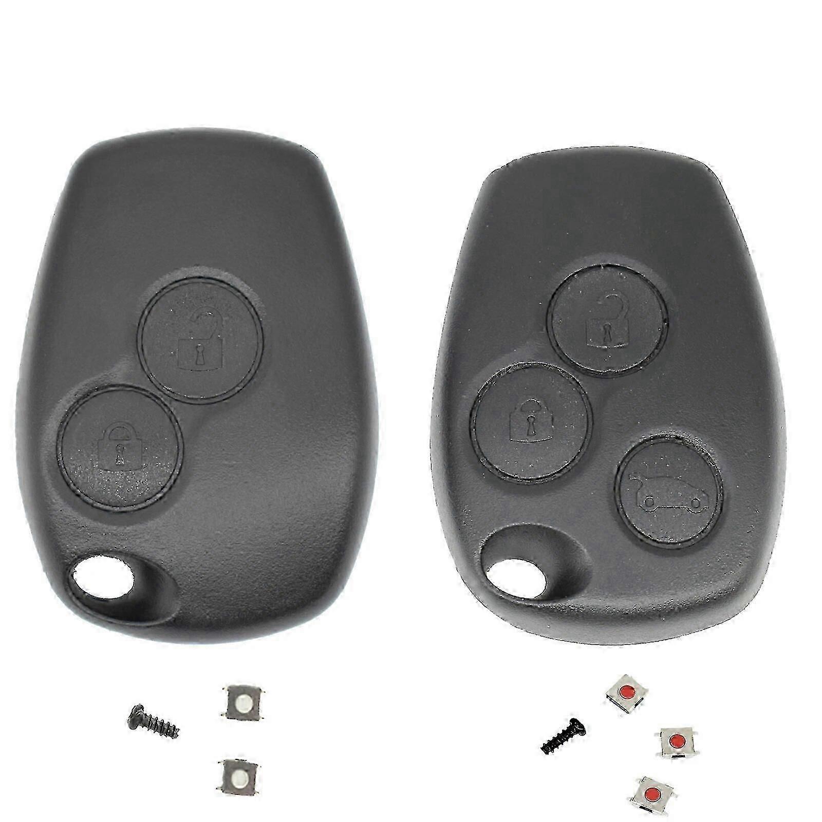 2/3 Buttons Switch Car Remote Key Shell Fob Case Cover For Renault Clio Trafic Twingo Kangoo Master Modus Dacia Duster Sandero