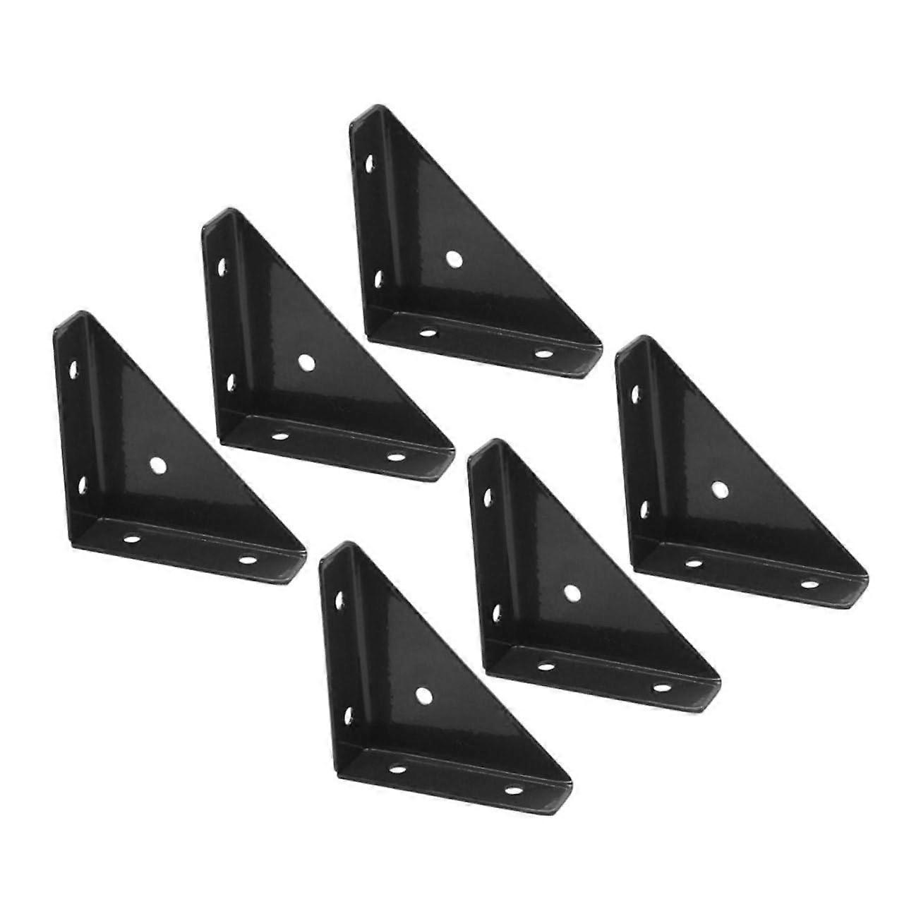 Furniture Corner Brackets 12-Piece Metal 90-Degree Brackets For Shelves Tables Cabinets Easy Install 2 Sets